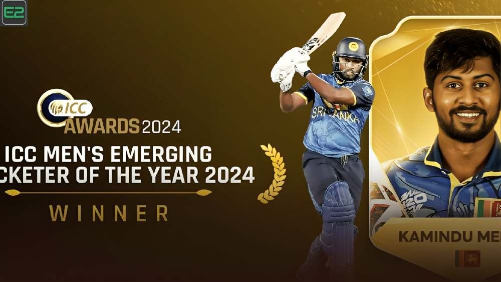 Kamindu Mendis Wins ICC Men's Emerging Cricketer 2024