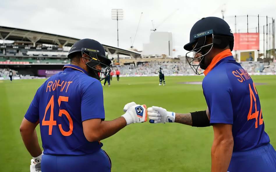 Rohit Sharma and Shikhar Dhawan 