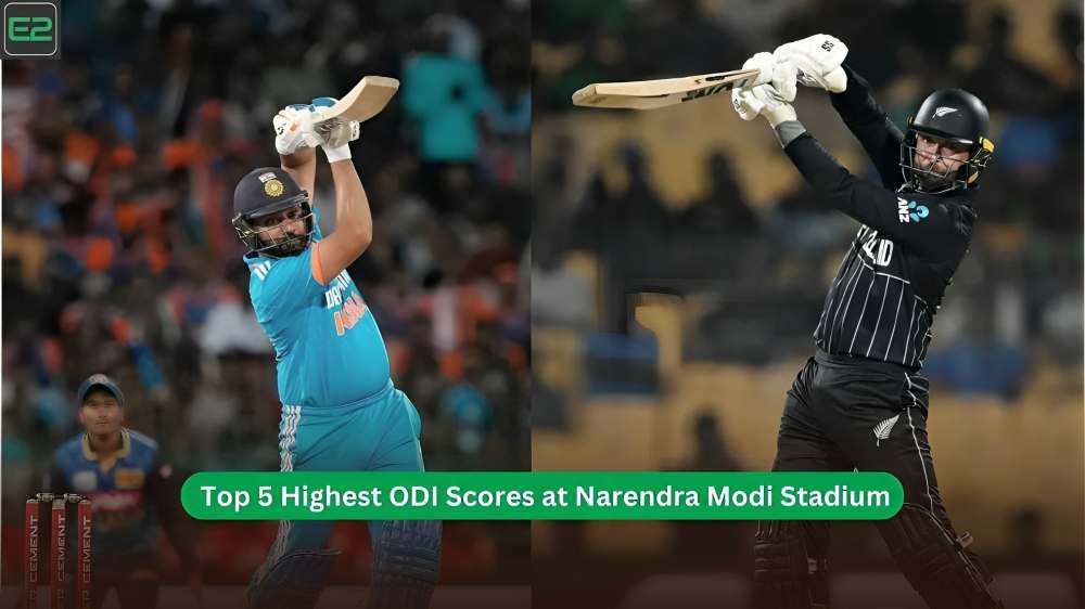 ODI Scores at Narendra Modi Stadium