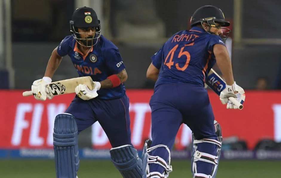  KL Rahul and Rohit Sharma  82/2 vs Scotland, Dubai, 2021