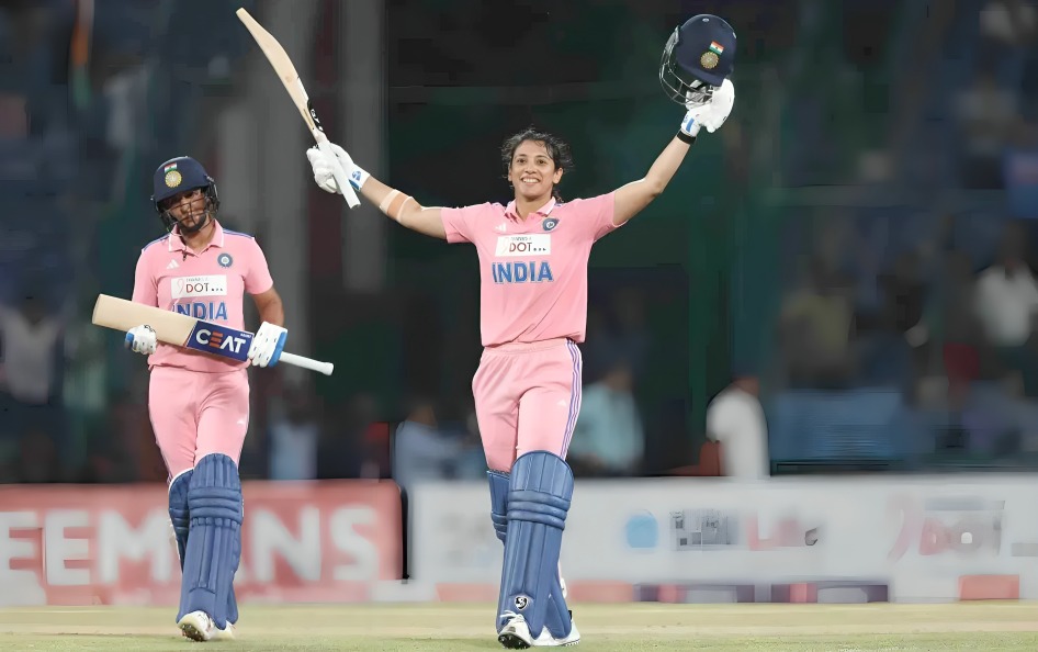 Smriti Mandhana shatters Virat Kohli’s record, registers fastest ODI century by an Indian batter